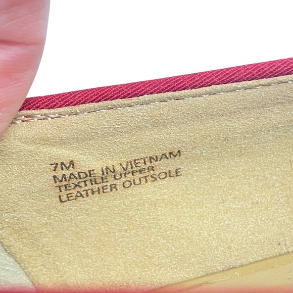 TALBOTS RYAN EMBROIDERED PLAID LOAFERS SIZE 7 - Picture 8 of 9